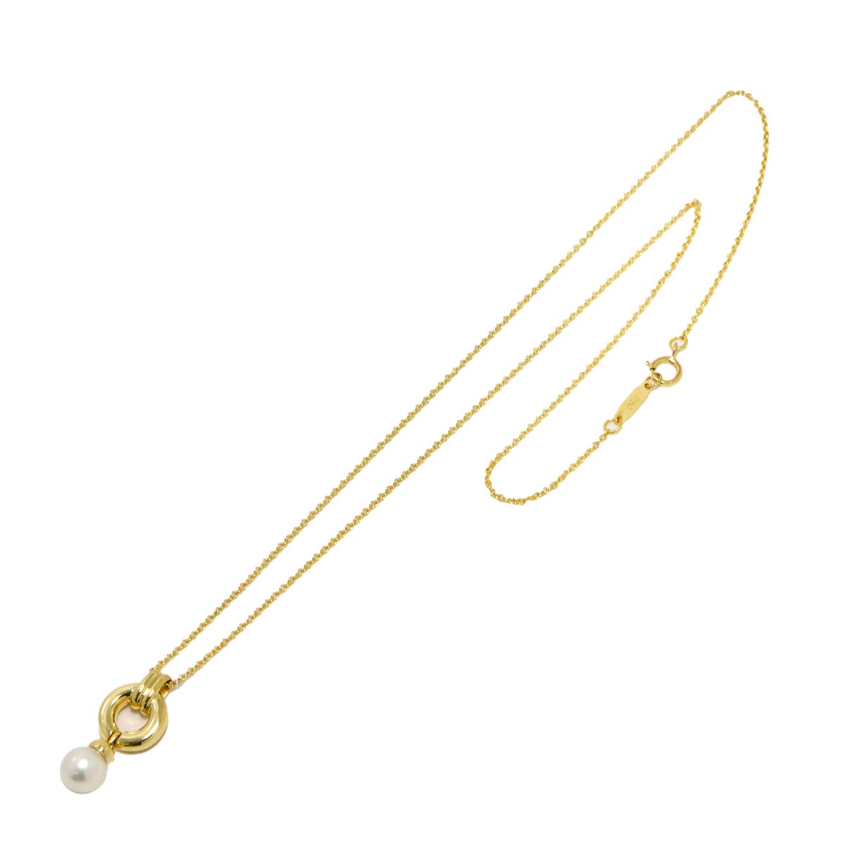 Akoya pearl 6.1mm Necklace 18K YG 750