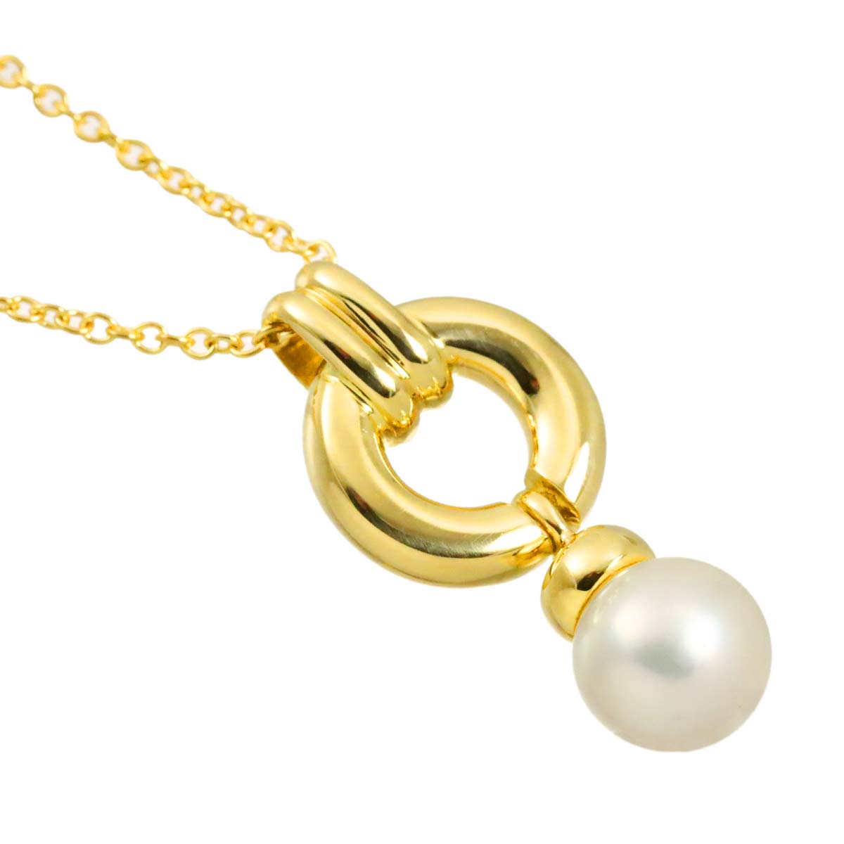 Akoya pearl 6.1mm Necklace 18K YG 750