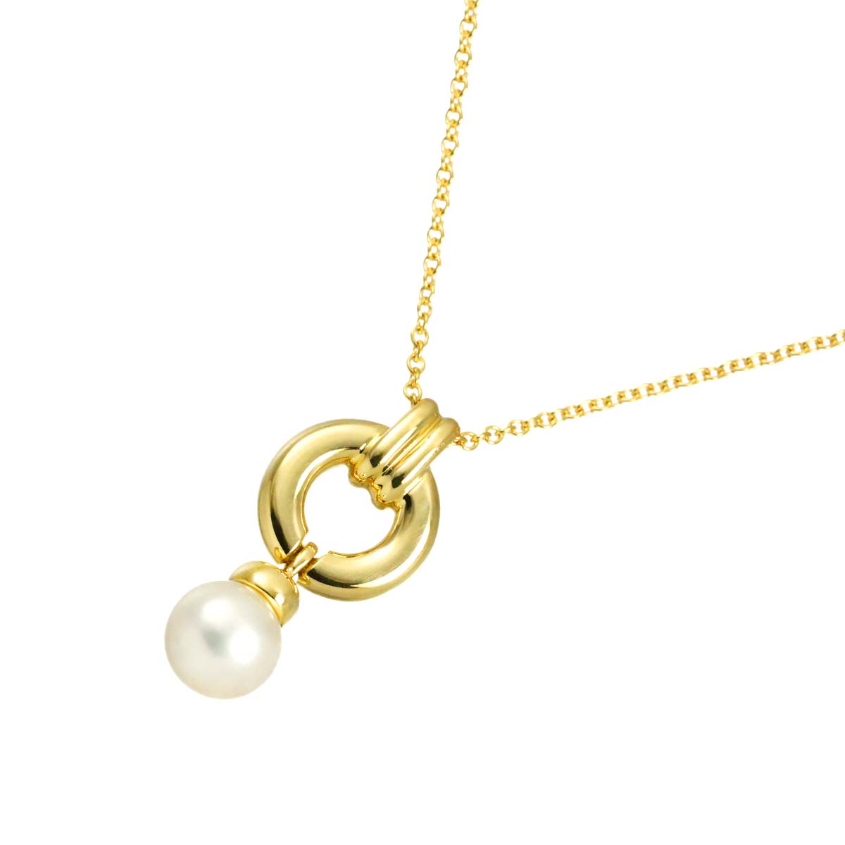 Akoya pearl 6.1mm Necklace 18K YG 750
