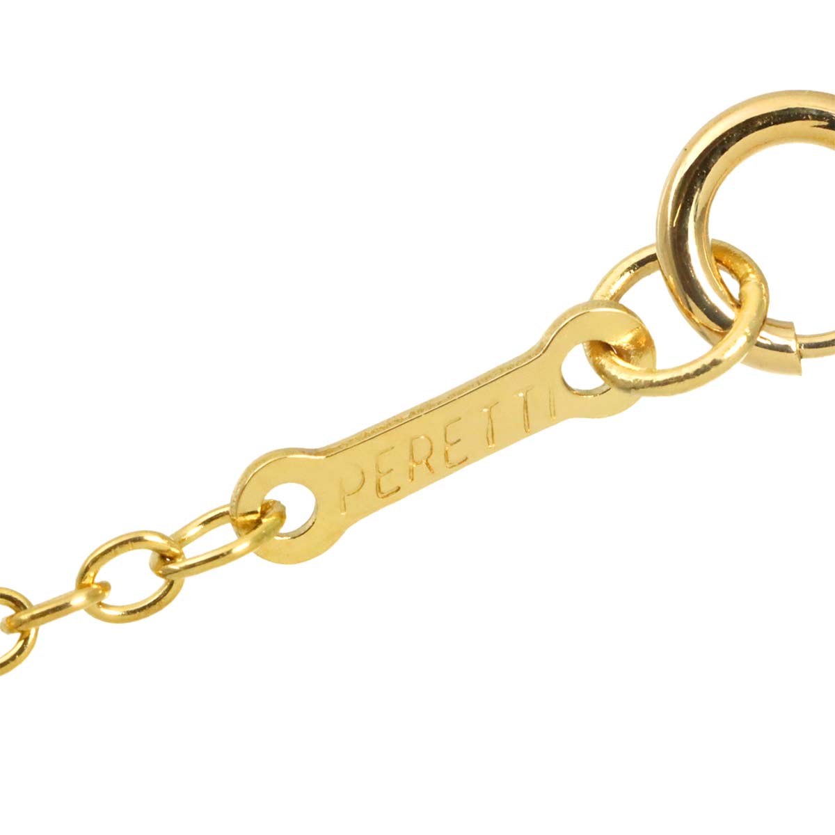 Infinity Cross Long Necklace 18K Yellow Gold 750