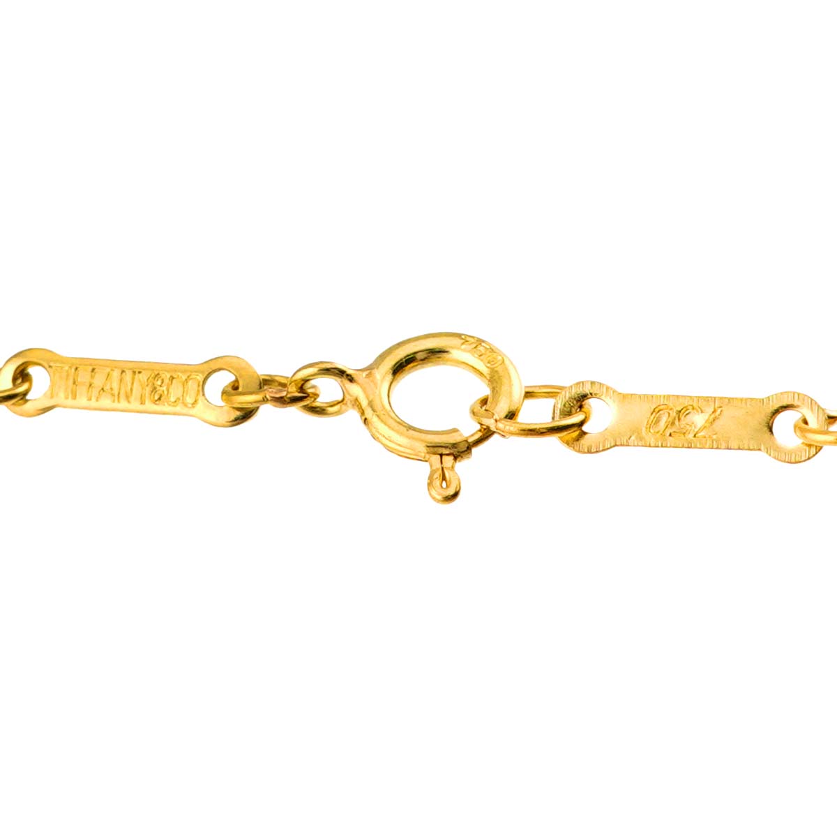 Open Heart Necklace 18K Yellow Gold 750