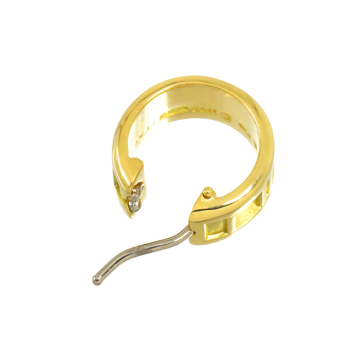 Atlas Earring Pierced 18K YG 750 One Piece only