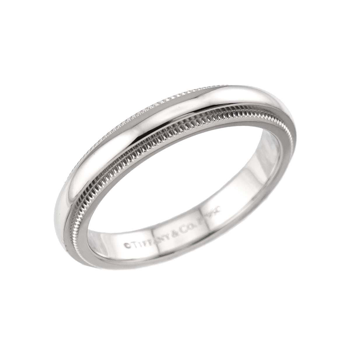 Milgrain Band Ring Pt Platinum Size4-4.5(US)