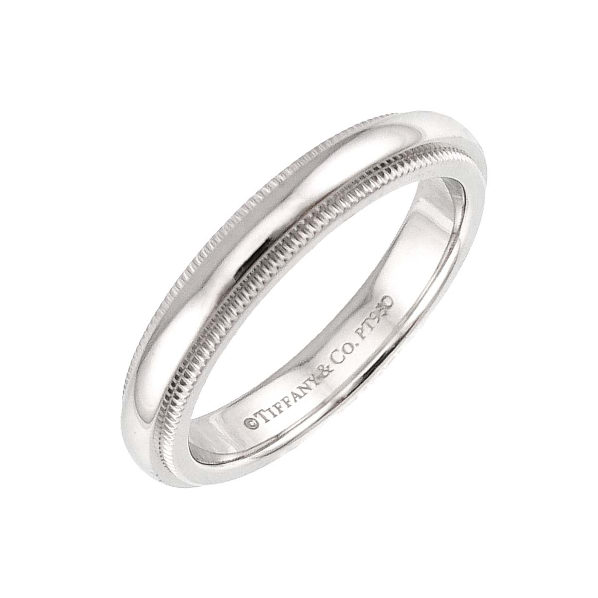 Milgrain Band Ring Pt Platinum Size4-4.5(US)