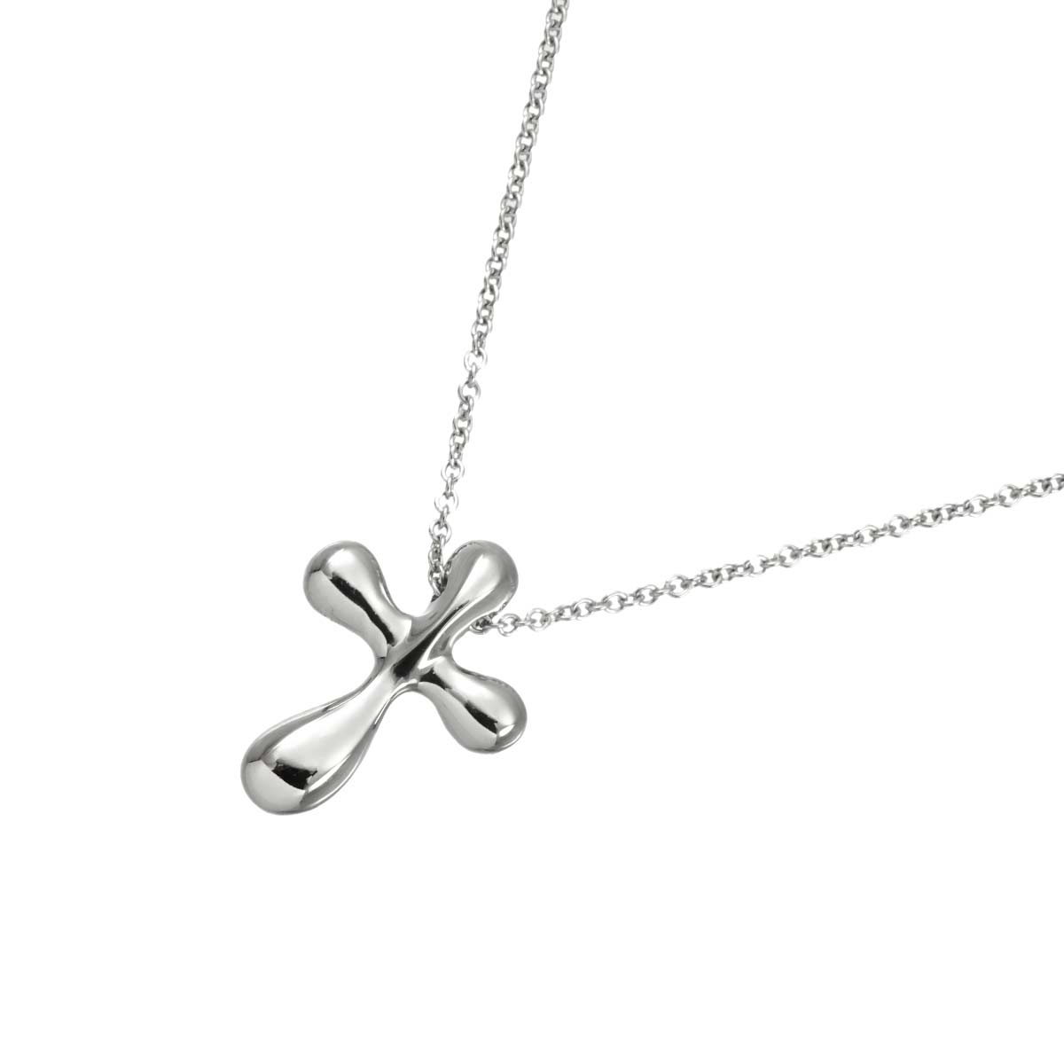 Cross Necklace Platinum