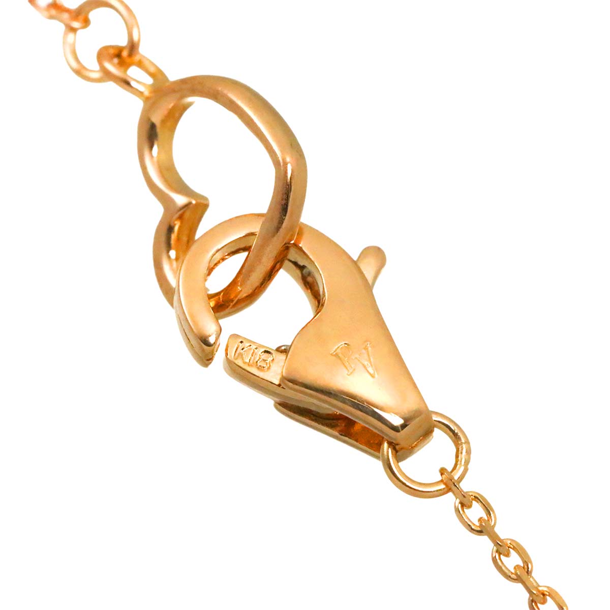 Diamond 0.20ct Necklace 18K Pink Gold 750