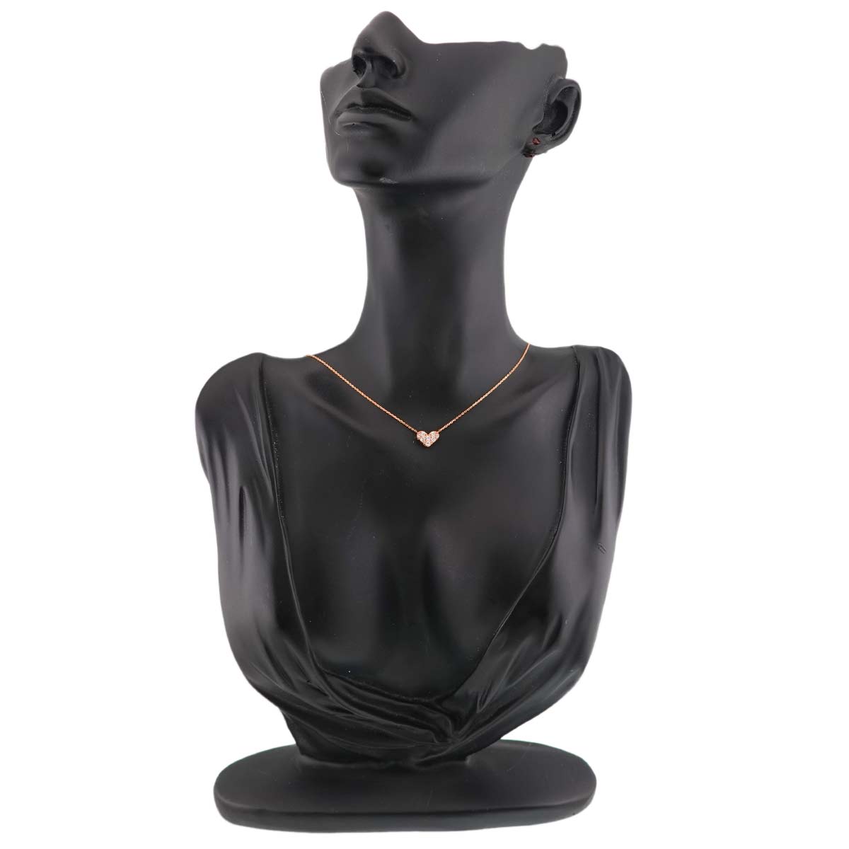 Diamond 0.20ct Necklace 18K Pink Gold 750