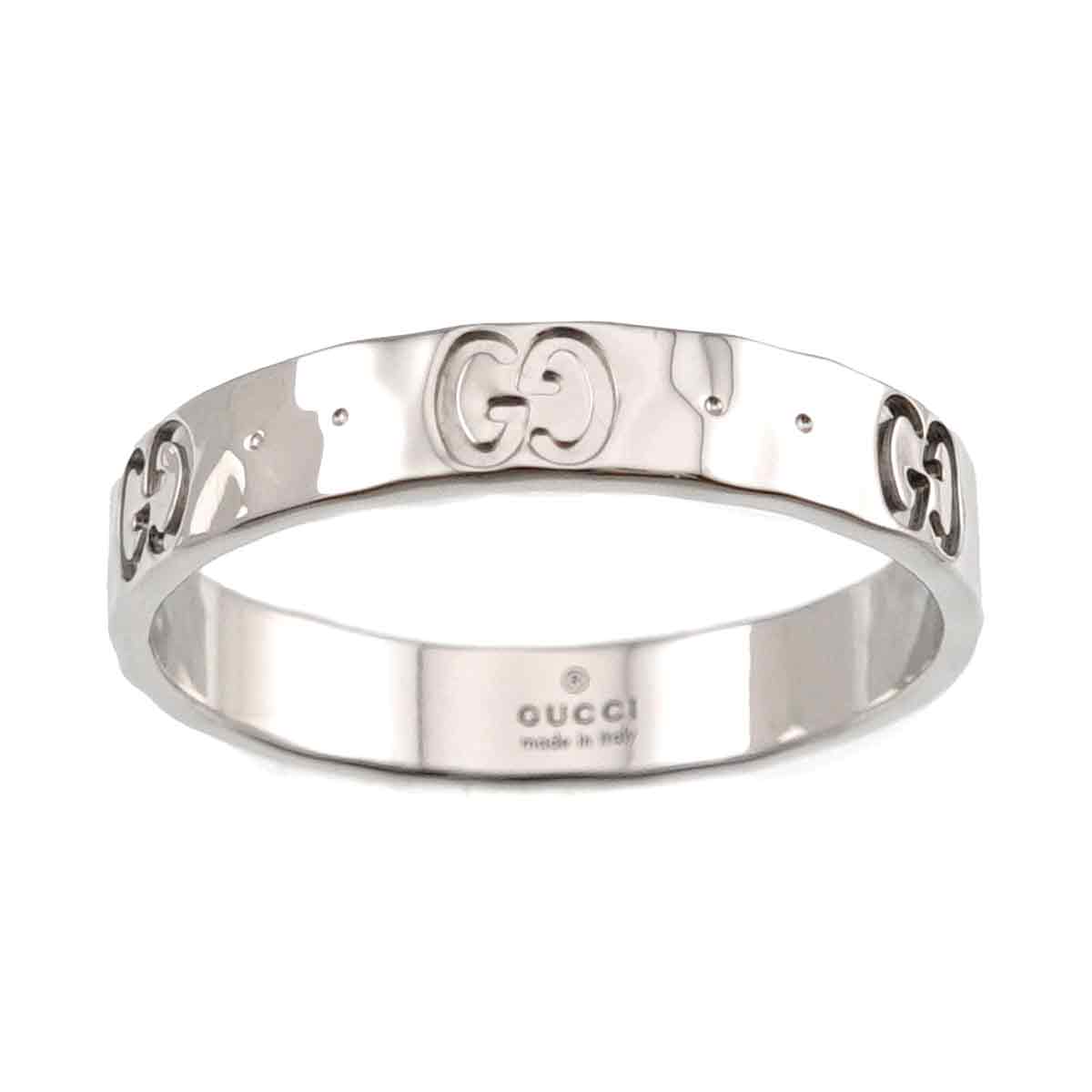 Icon Ring 18K WG White Gold 750 Size20 8.75(US)