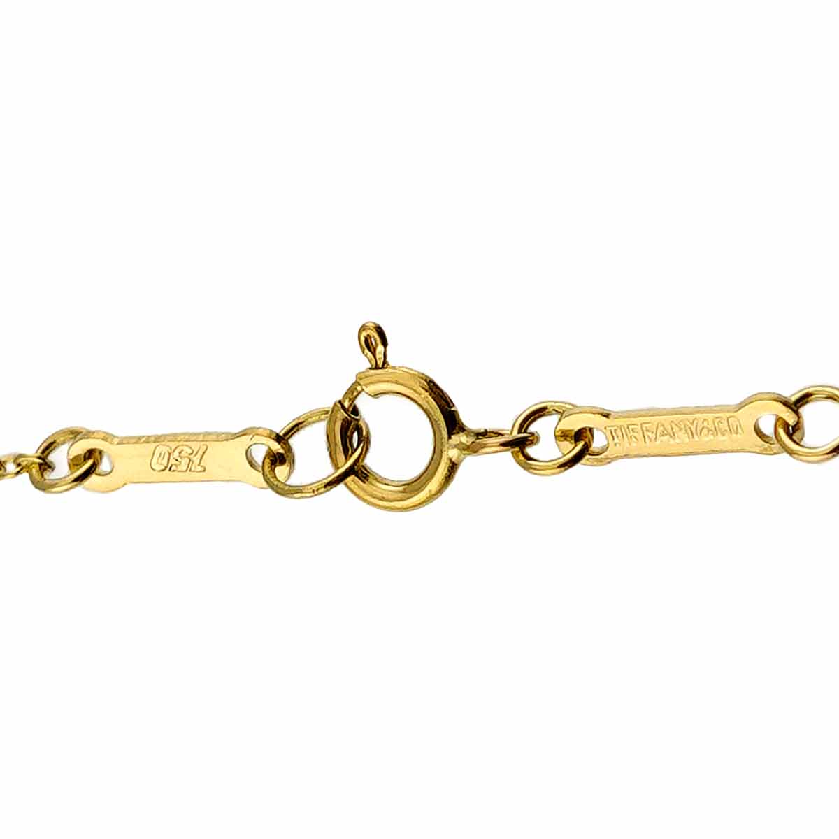 Open Heart Necklace 18K Yellow Gold 750