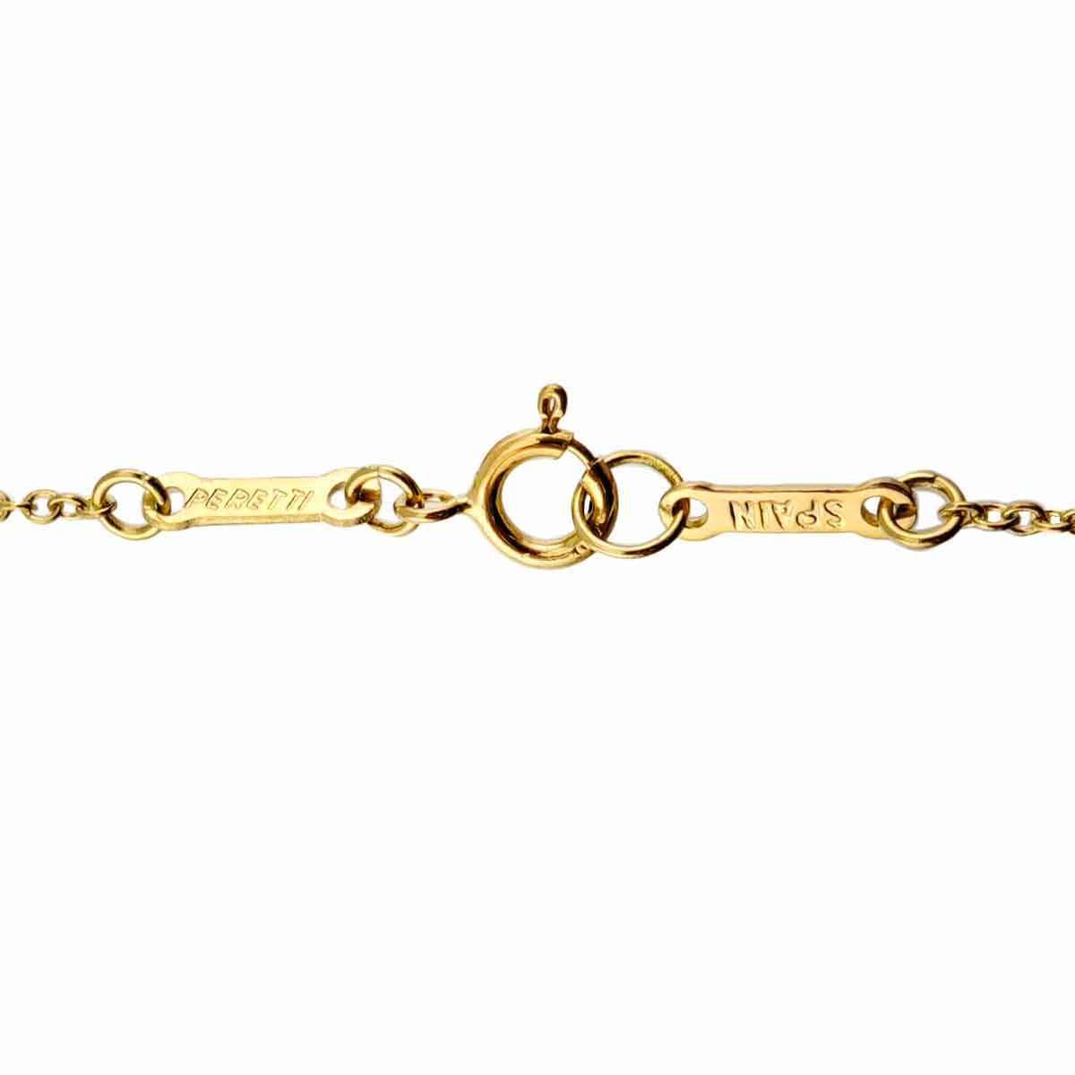 Open Heart Necklace 18K Yellow Gold 750