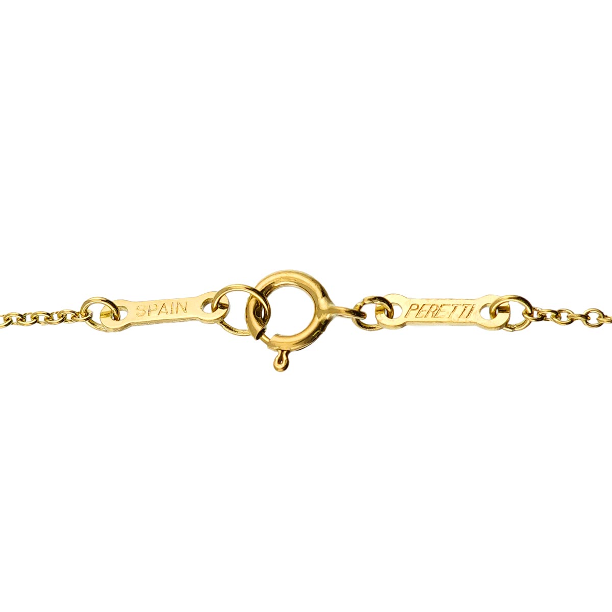 Open Heart Necklace 18K Yellow Gold 750