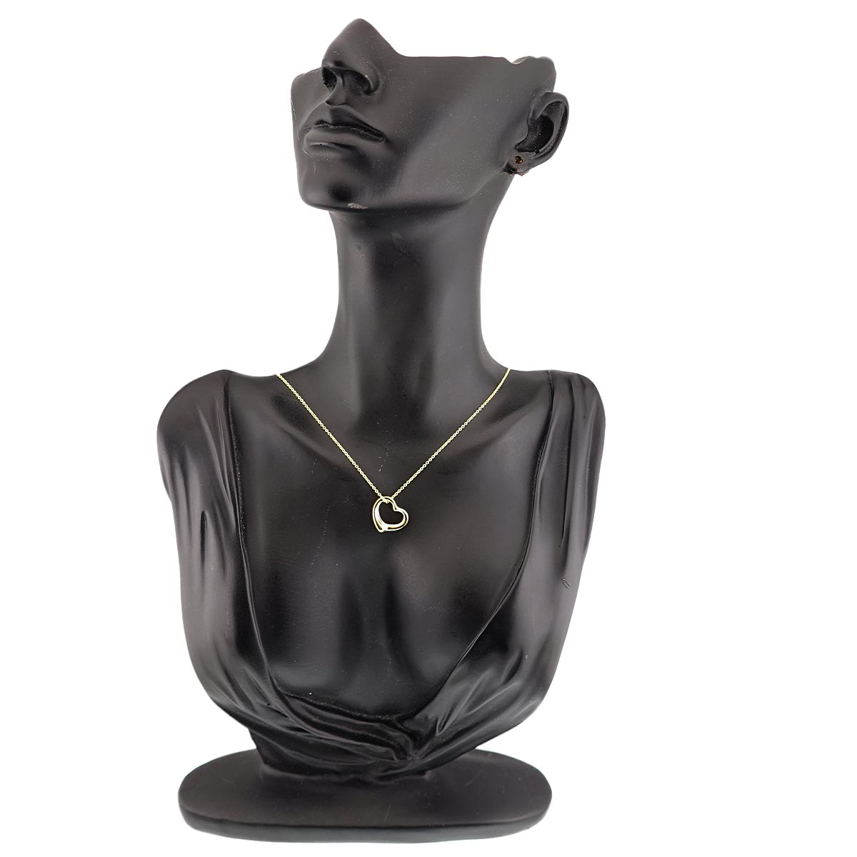 Open Heart Necklace 18K Yellow Gold 750