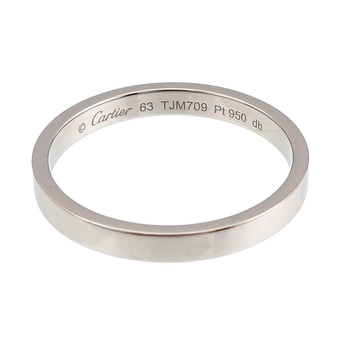 C de Ring Platinum size63 10-10.25(US)