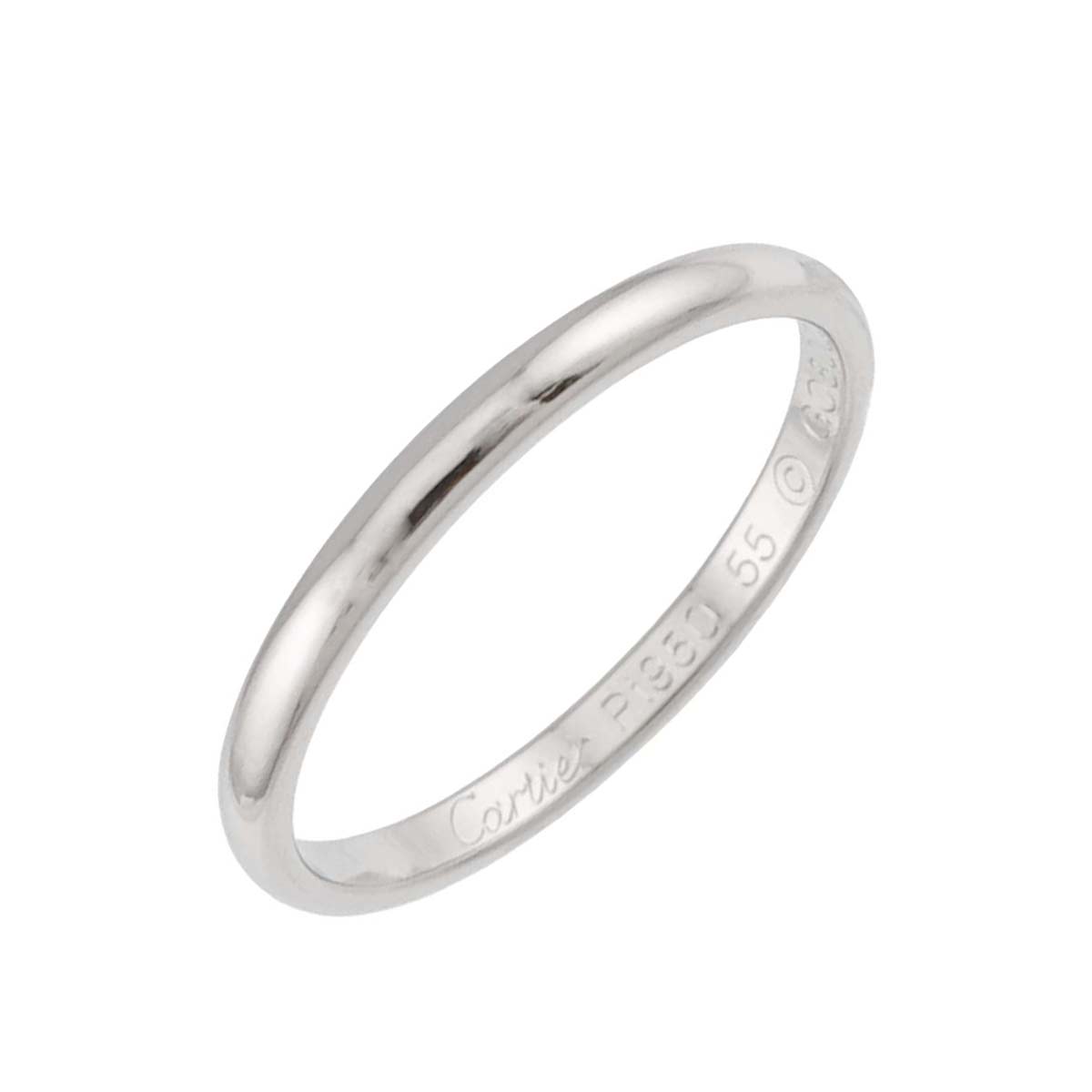 Classic Ring Platinum Size55 6.75-7.25(US)