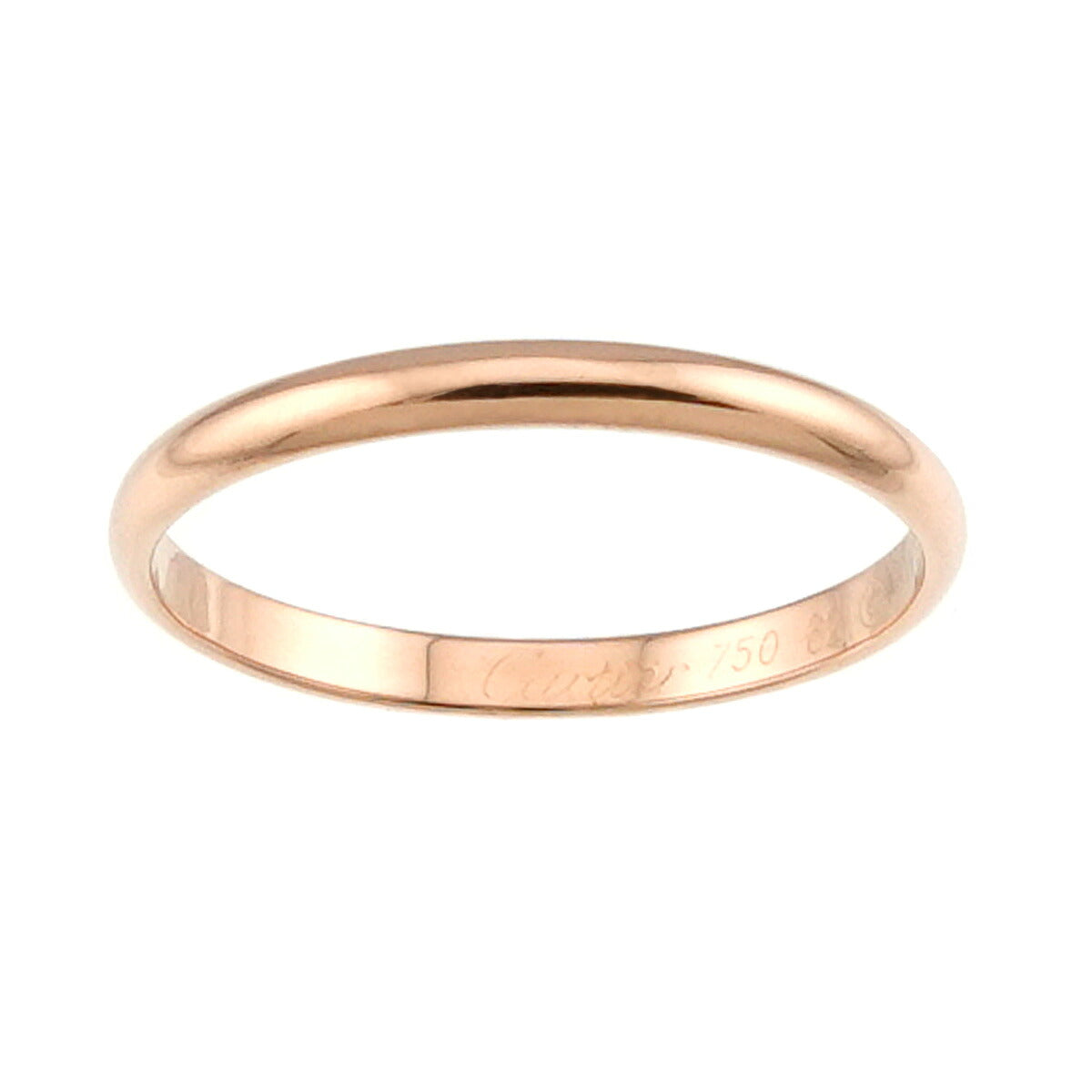 Classic Ring 18K Pink Gold 750 Size62 9.75-10(US)