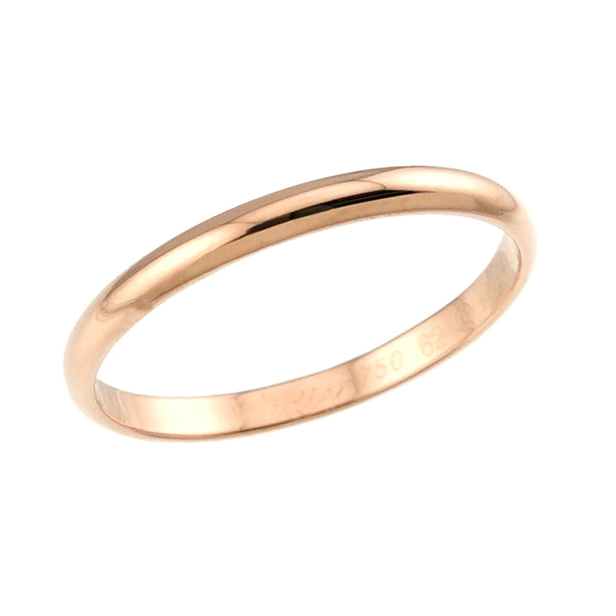 Classic Ring 18K Pink Gold 750 Size62 9.75-10(US)