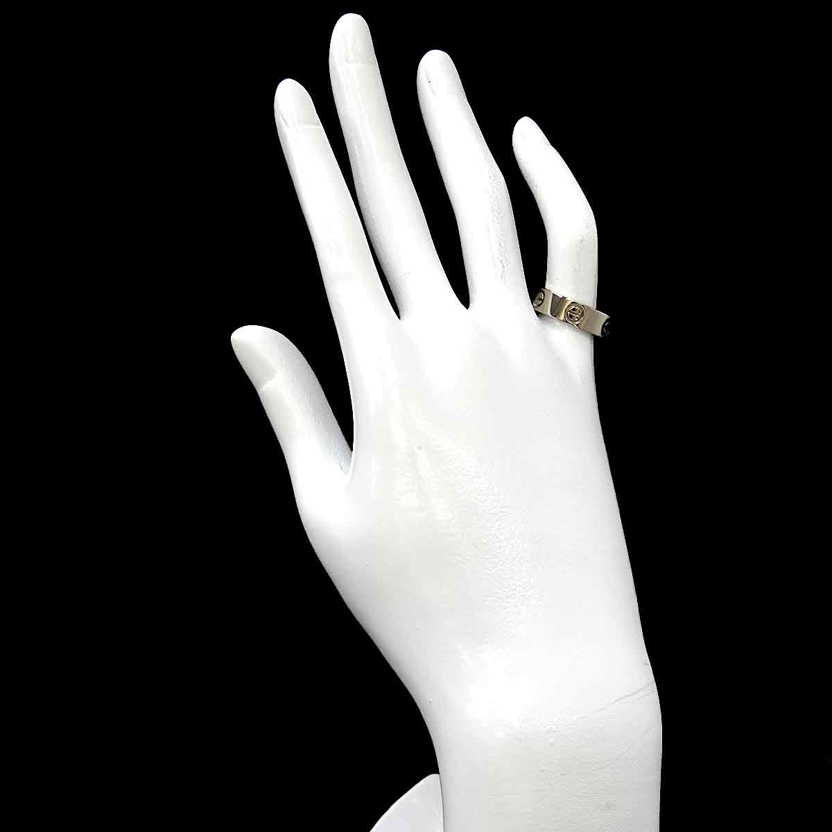 Love Ring 18K White Gold 750 size52 5.75-6(US)