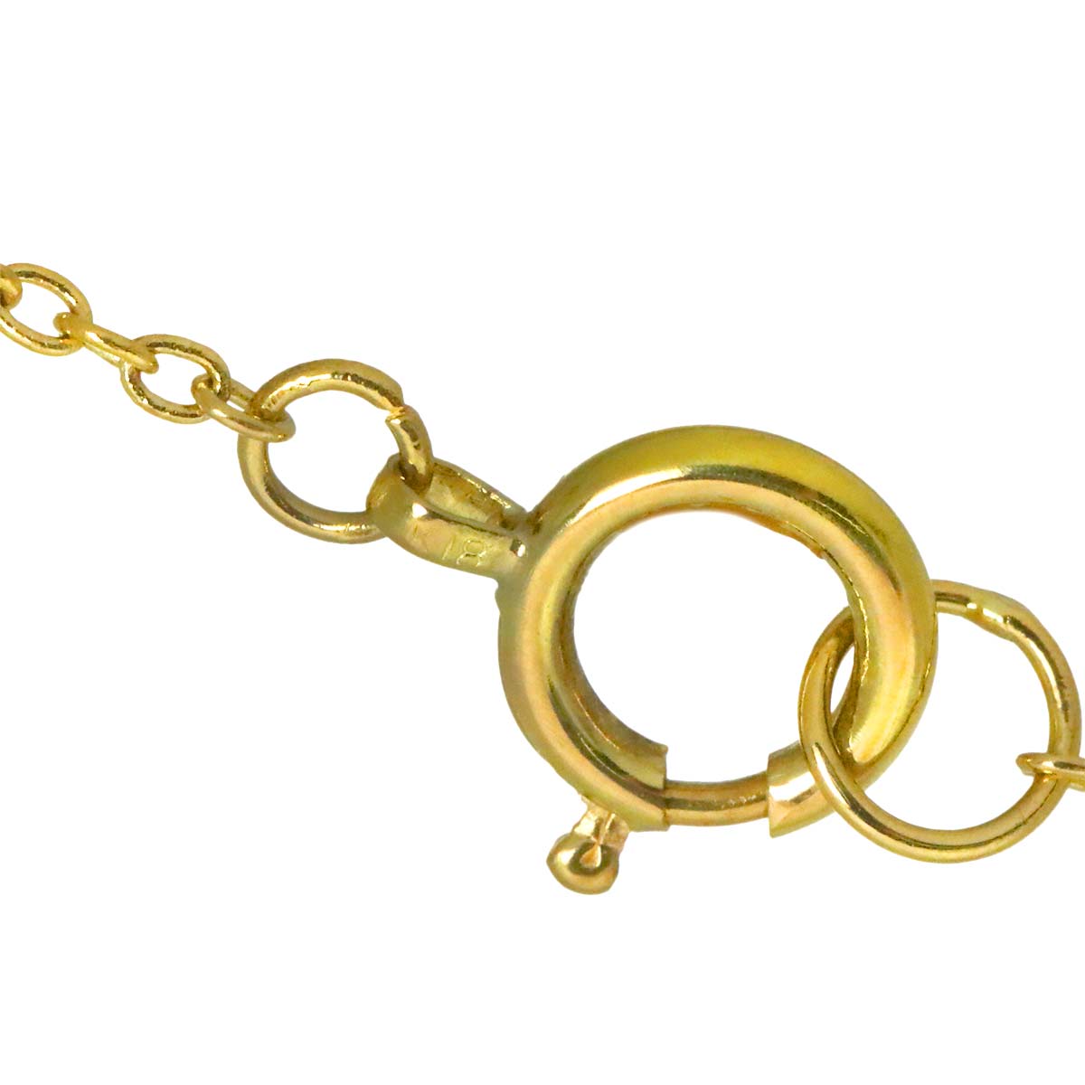 Diamond Necklace 18K Yellow Gold 750