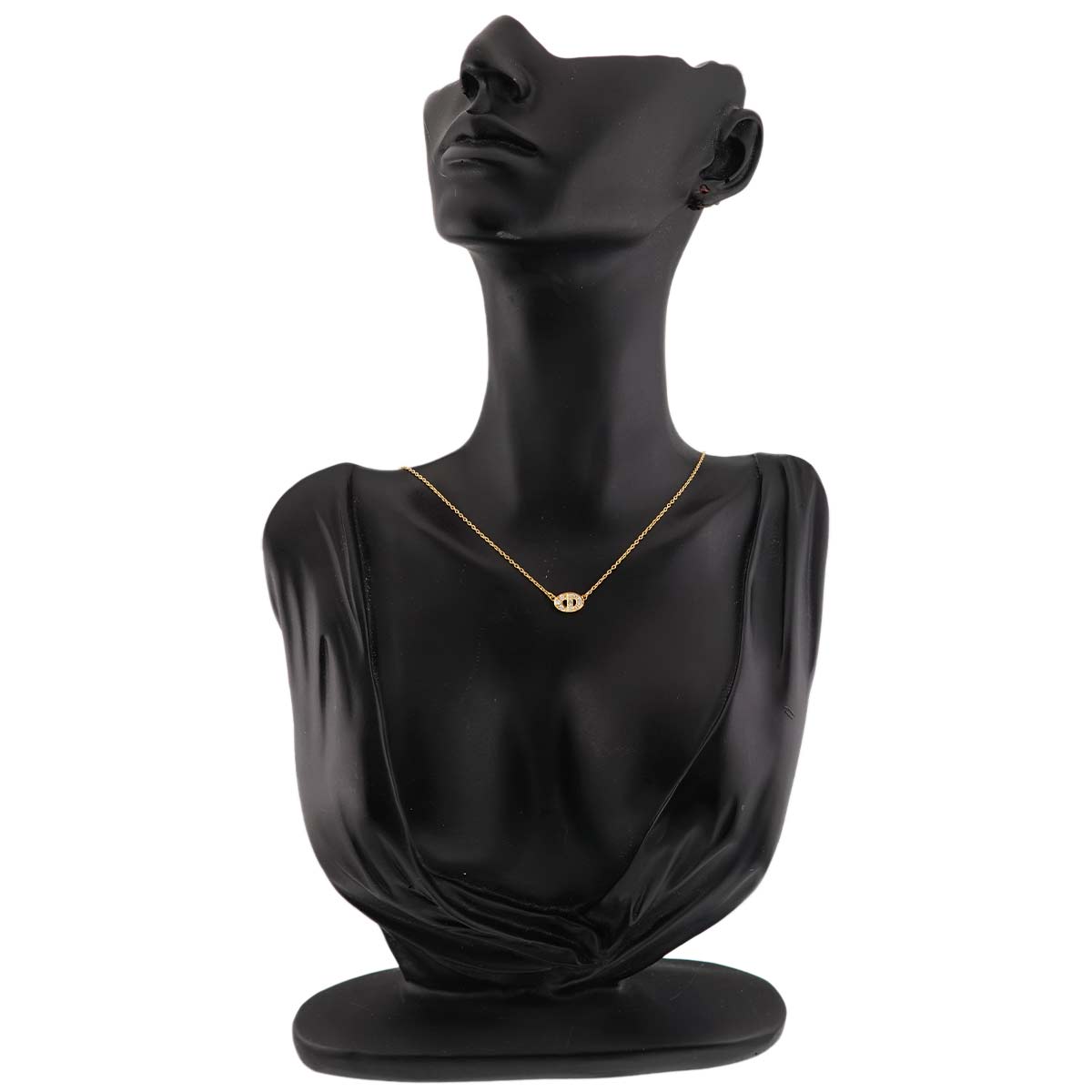 Diamond Necklace 18K Yellow Gold 750