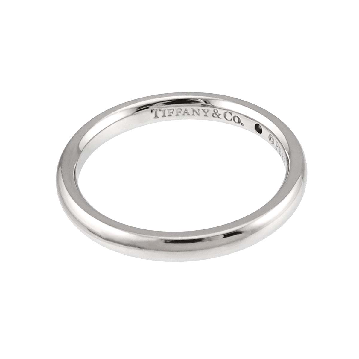 Stacking Band Ring Diamond 1P Platinum Size7.5-7.75(US)