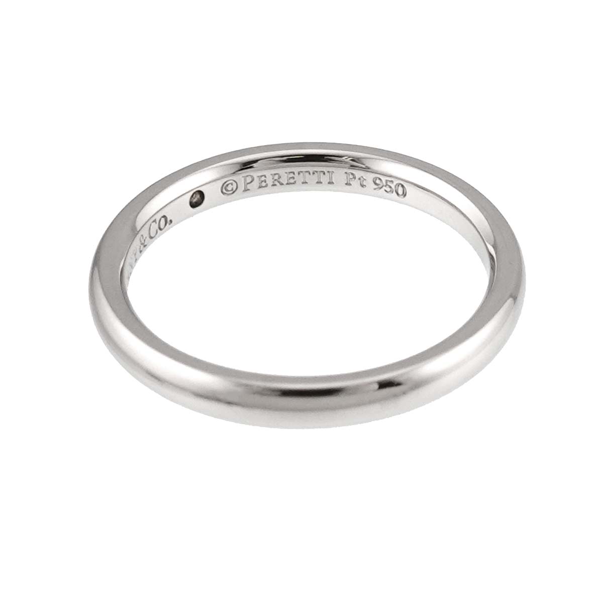 Stacking Band Ring Diamond 1P Platinum Size7.5-7.75(US)