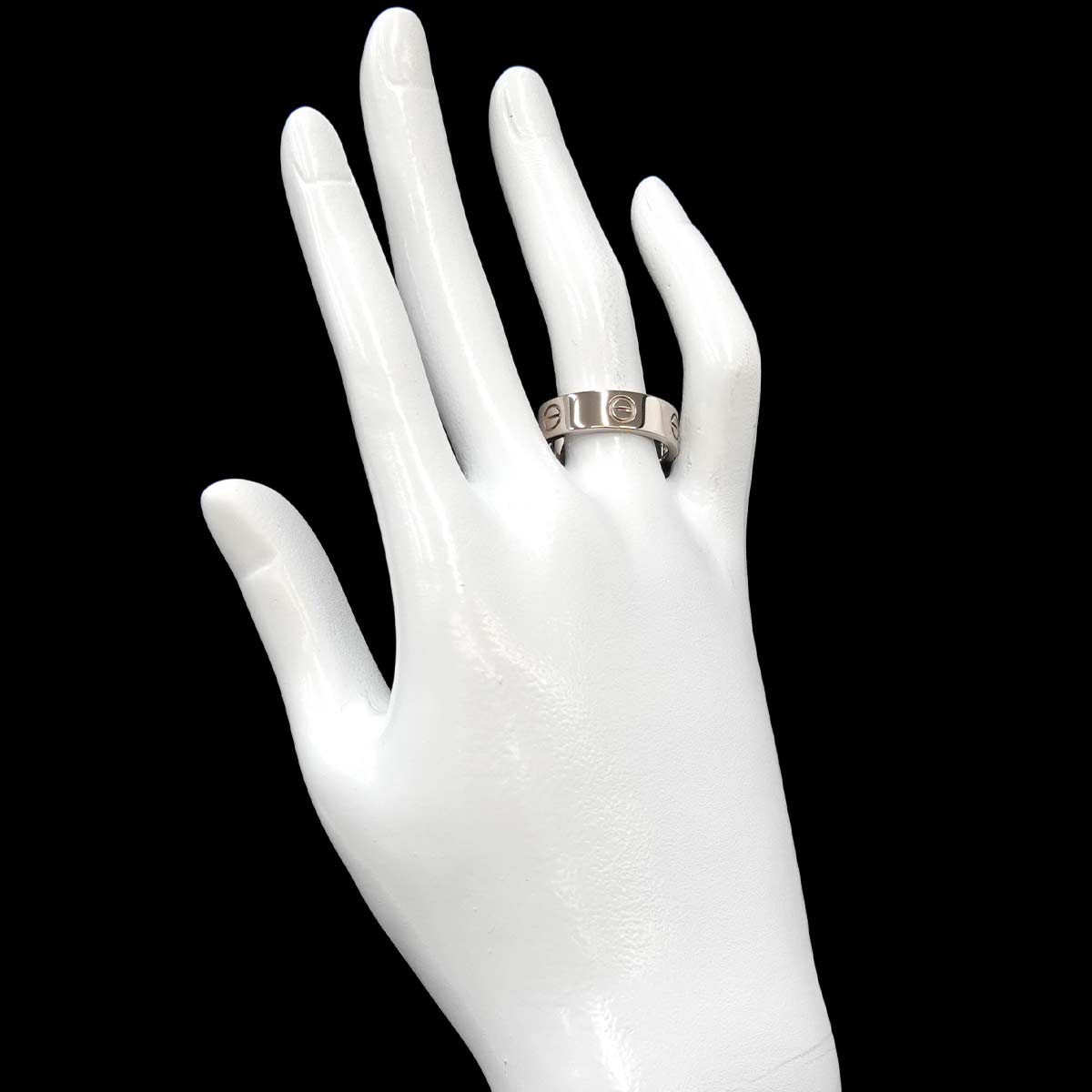 Love Ring 18K White Gold 750 size59 8.25-8.75(US)