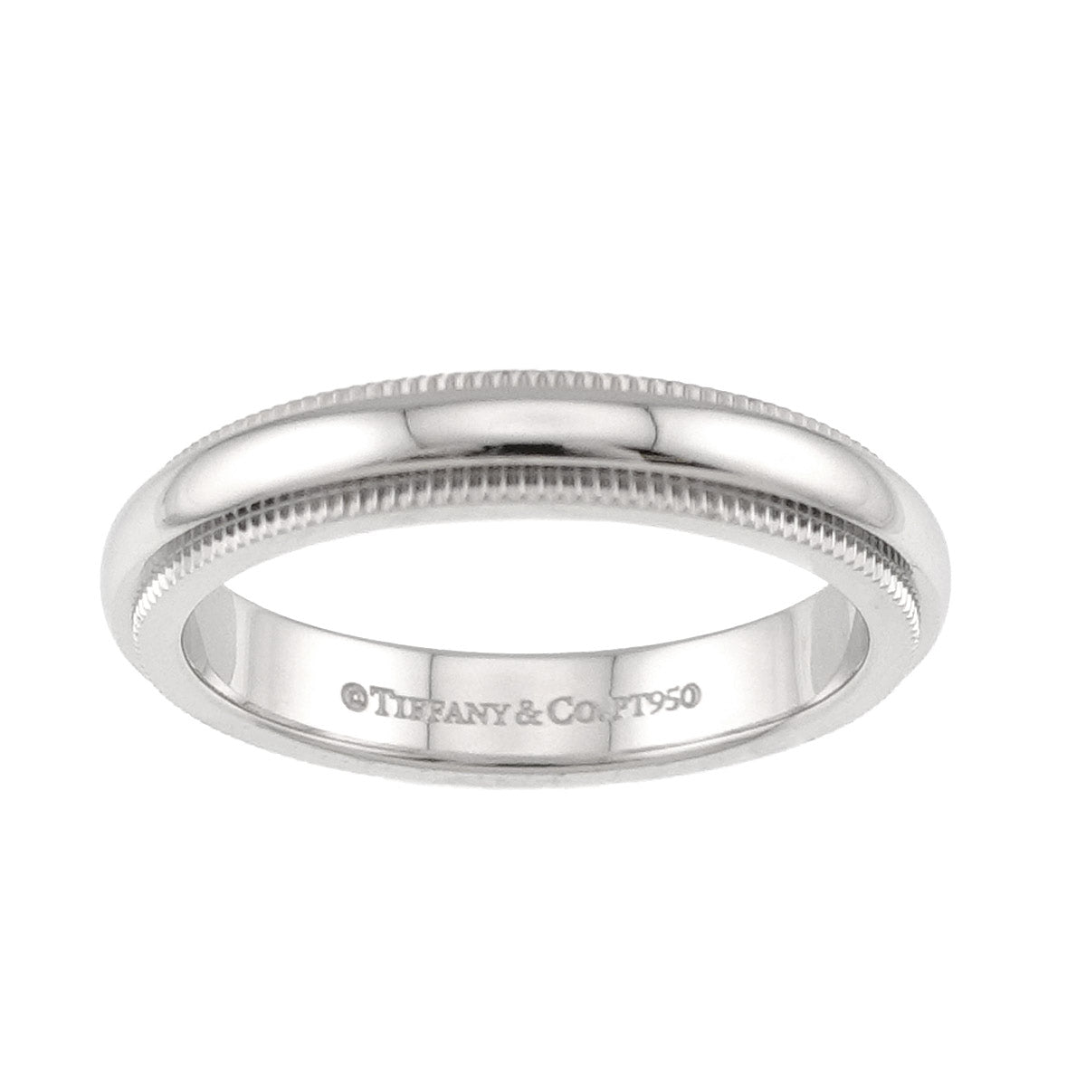Milgrain Band Ring Pt Platinum Size4-4.5(US)