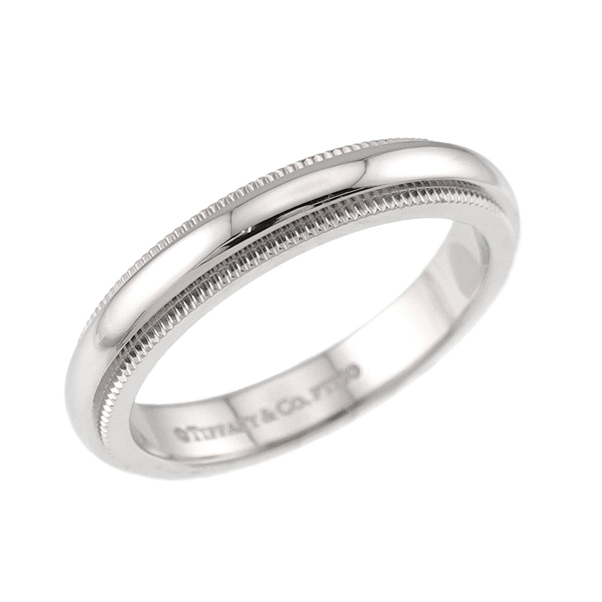 Milgrain Band Ring Pt Platinum Size4-4.5(US)