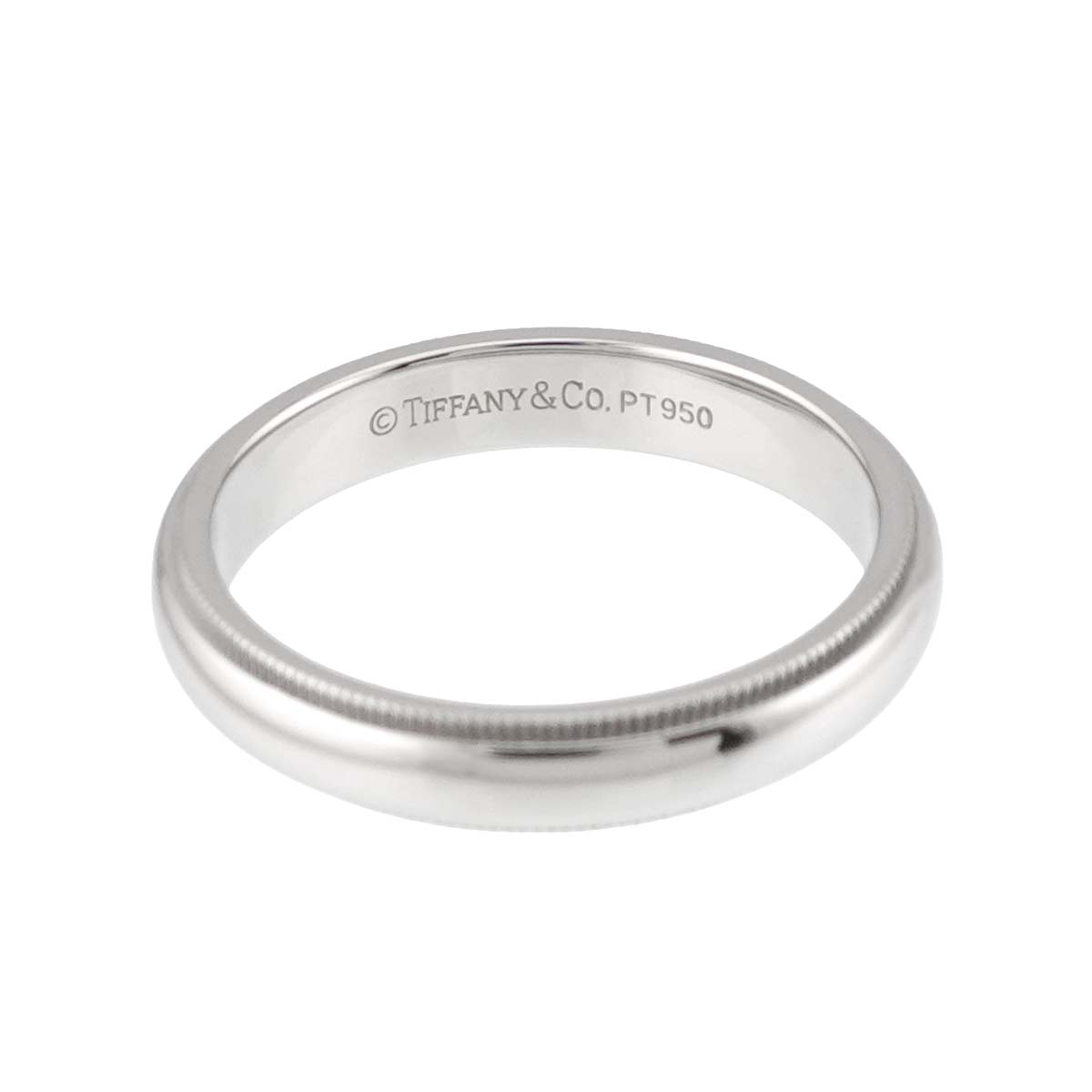 Milgrain Band Ring Pt Platinum Size9(US)
