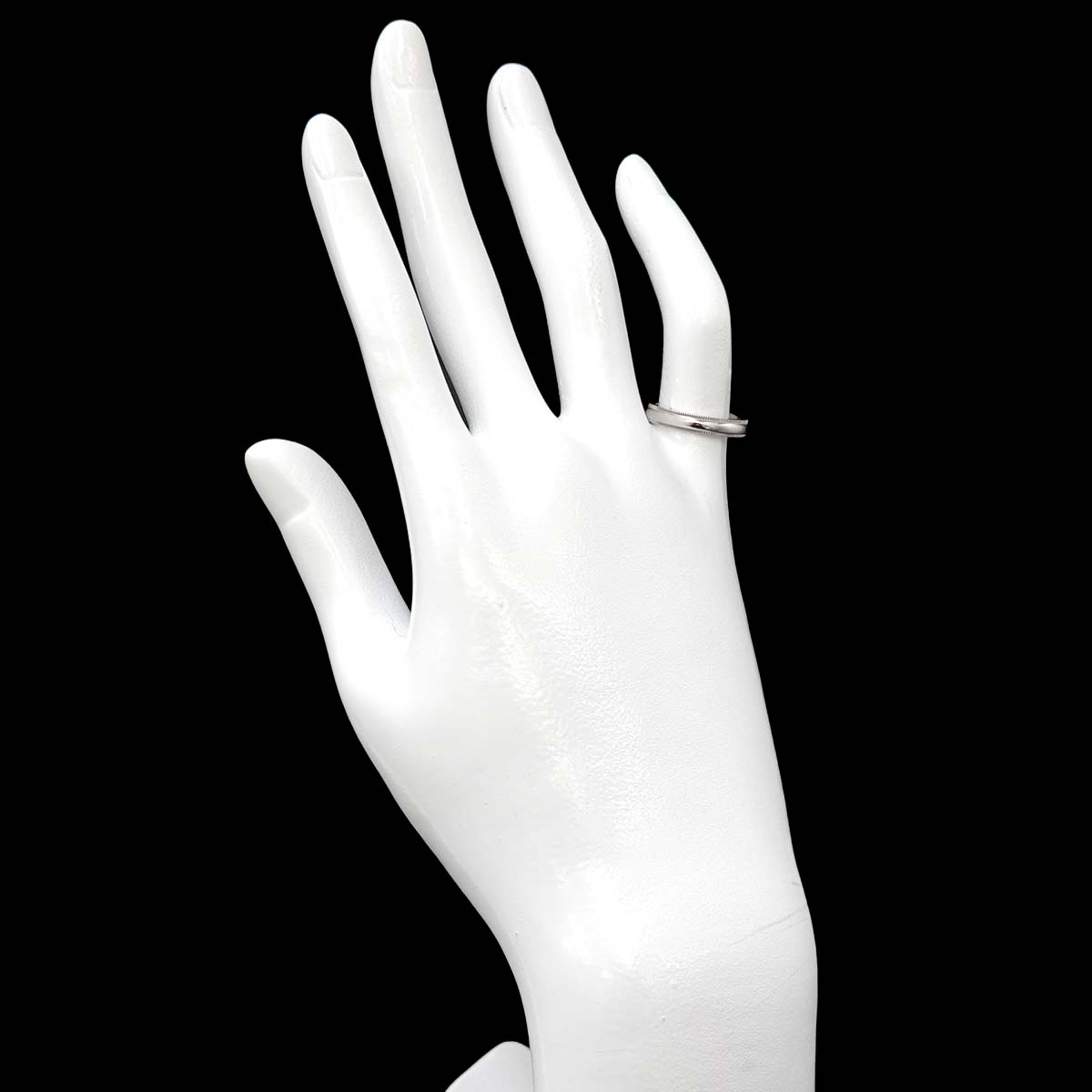 Milgrain Band Ring Pt Platinum Size9(US)