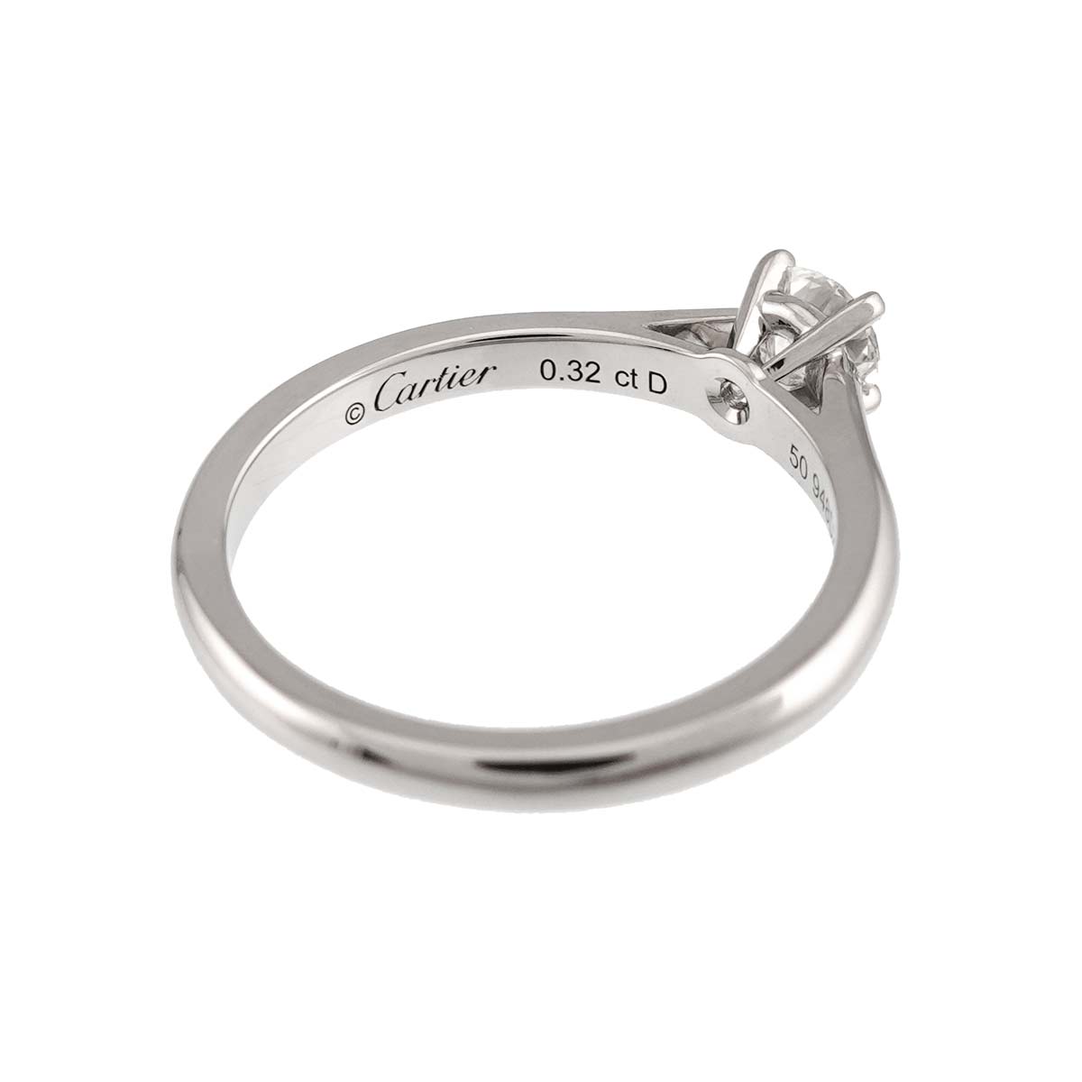Diamond 0.32ct Ring Platinum size50 5.25(US)