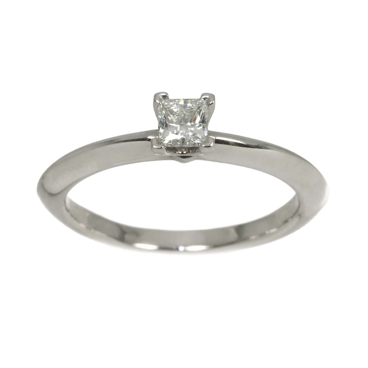 Diamond 0.18ct Ring Pt Platinum Size4.5(US)