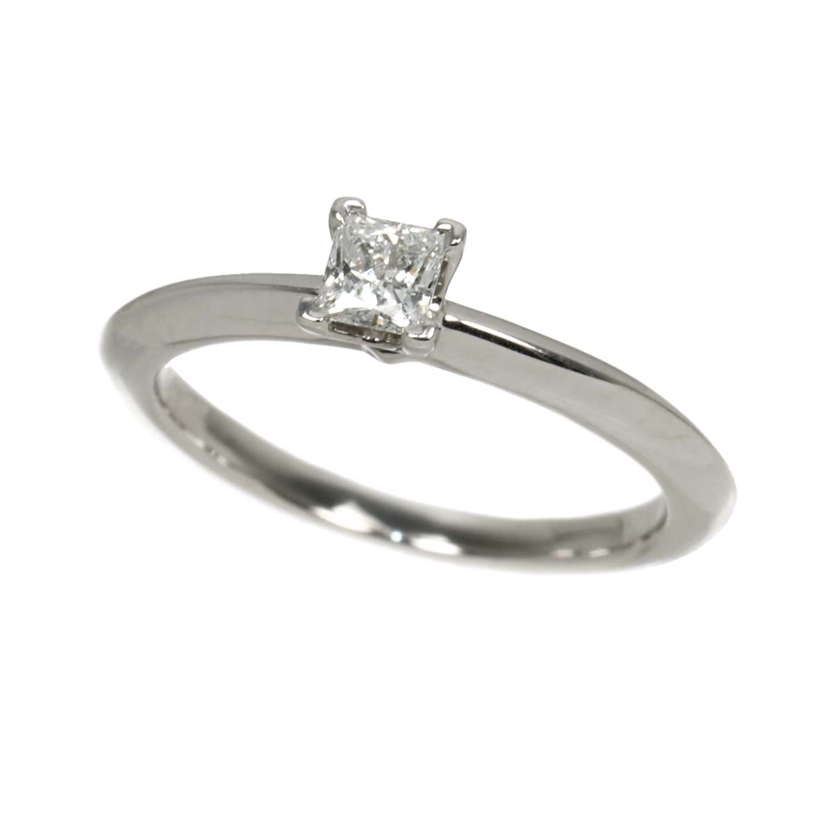 Diamond 0.18ct Ring Pt Platinum Size4.5(US)