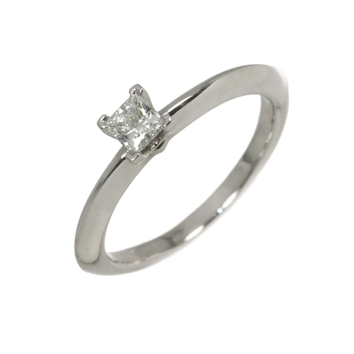 Diamond 0.18ct Ring Pt Platinum Size4.5(US)
