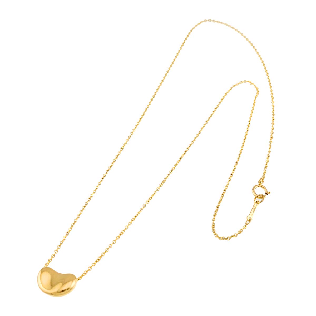 Bean Necklace 18K Yellow Gold 750