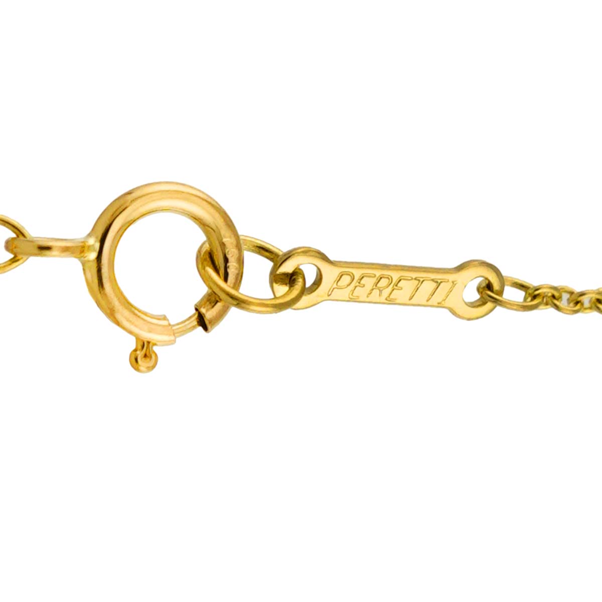 Bean Necklace 18K Yellow Gold 750