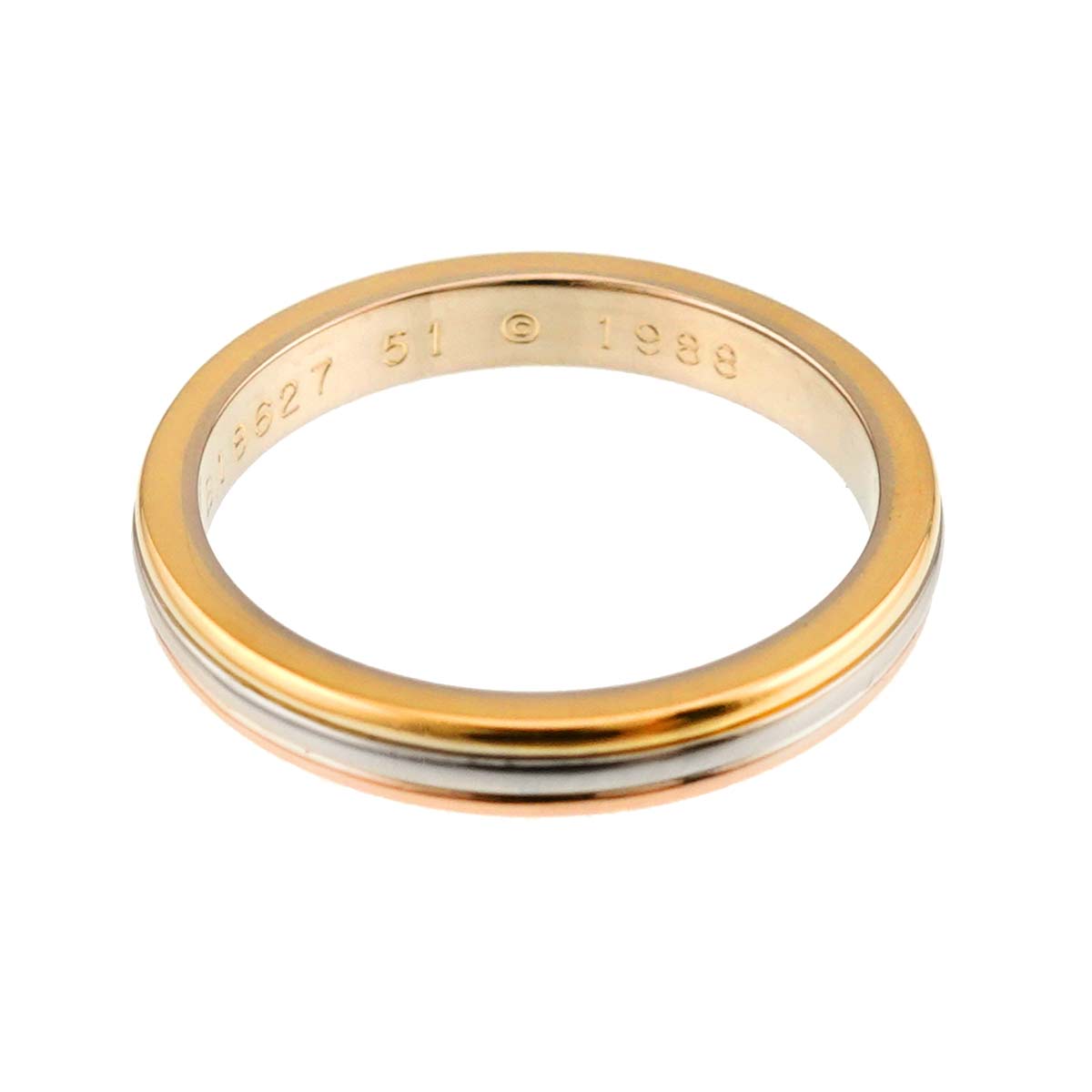 Vendome Ring 18K YG WG PG 750 size51 5.5-5.75(US)