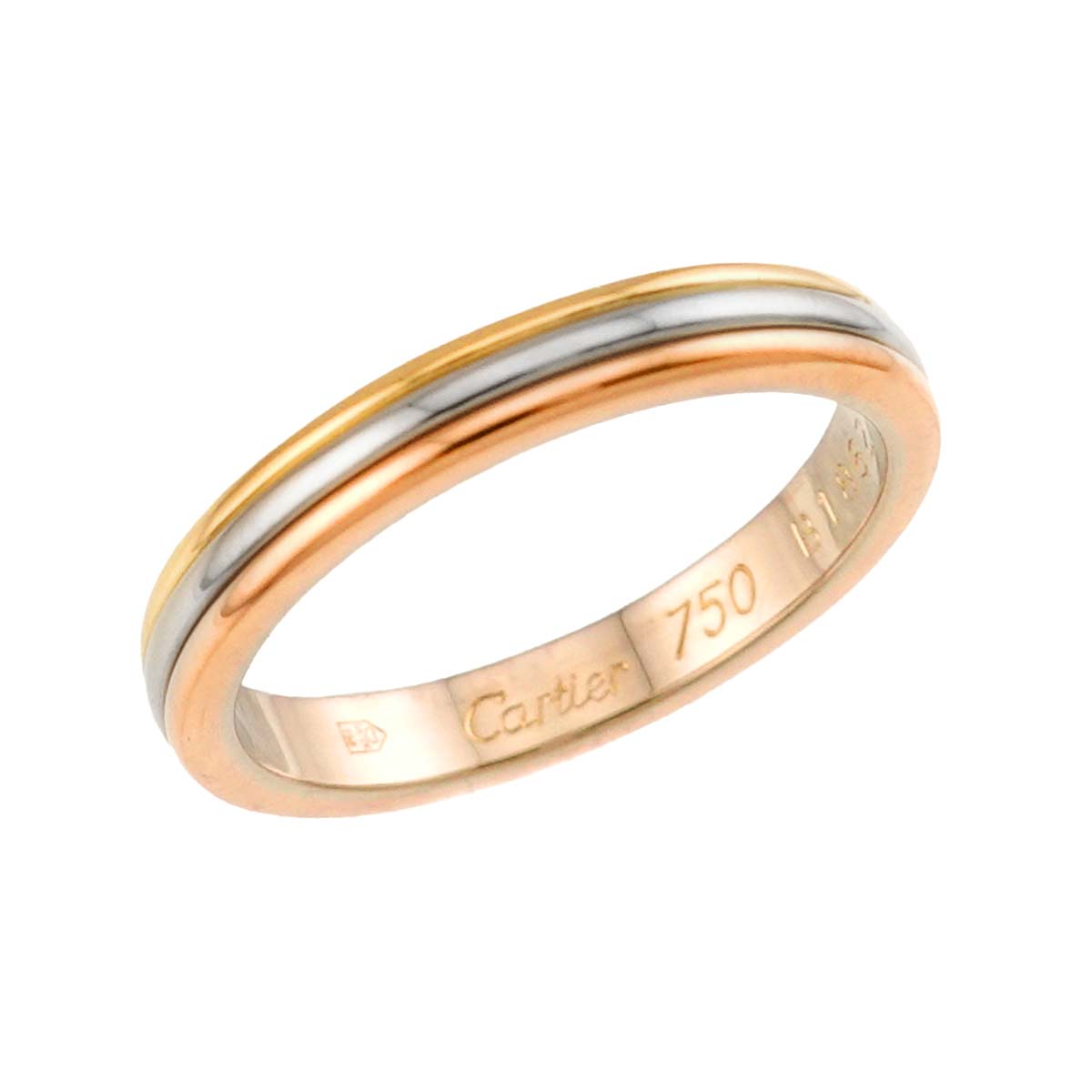 Vendome Ring 18K YG WG PG 750 size51 5.5-5.75(US)