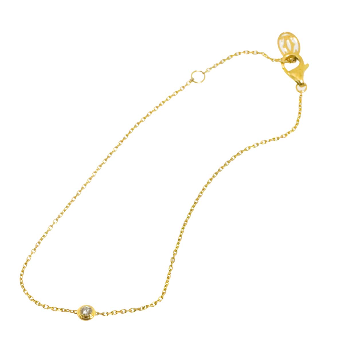 d Amour Diamond Bracelet XS 18K Yellow Gold 750