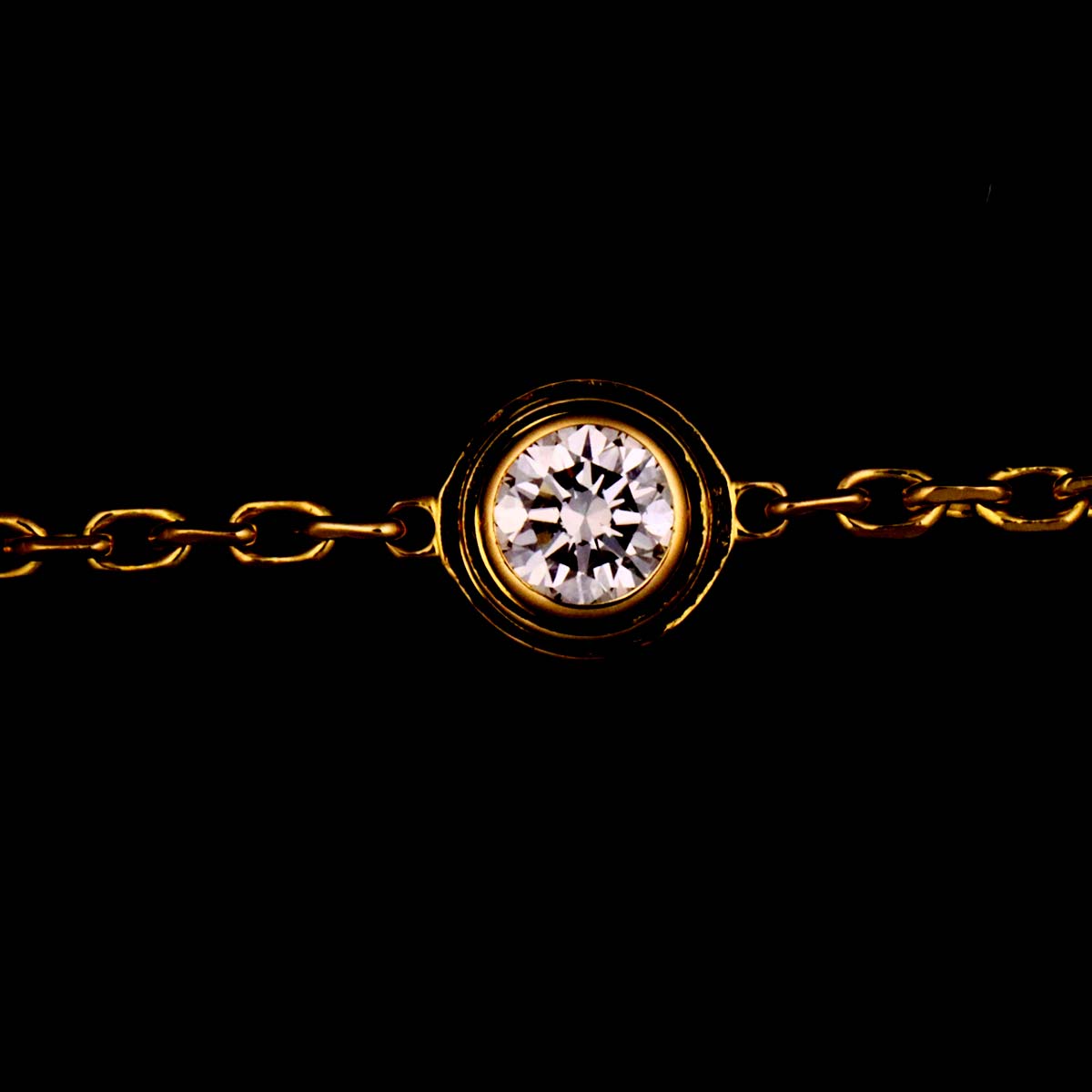 d Amour Diamond Bracelet XS 18K Yellow Gold 750