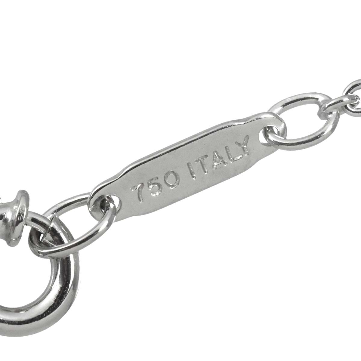 Diamond Necklace 18K White Gold 750 1837