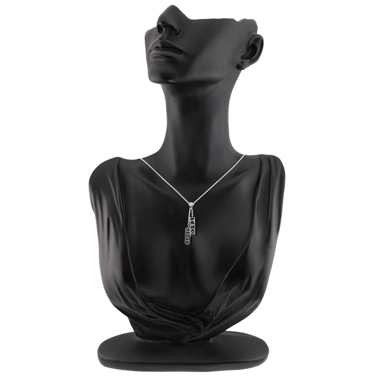 Diamond Necklace 18K White Gold 750 1837