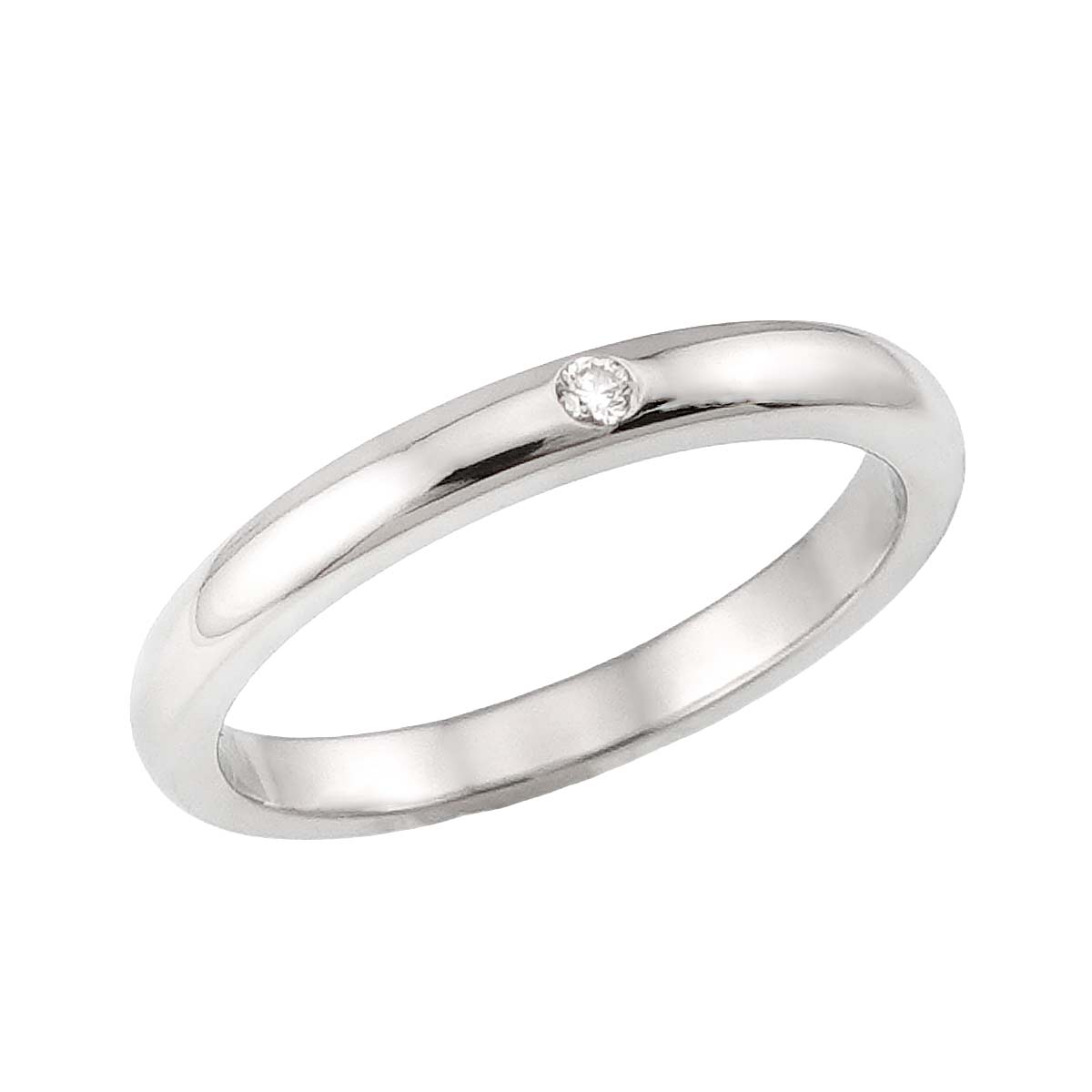Stacking Diamond 1P Ring Platinum Size6.25-6.5(US)