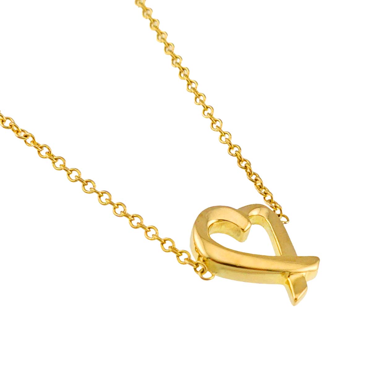 Loving Heart Necklace 18K Yellow Gold 750