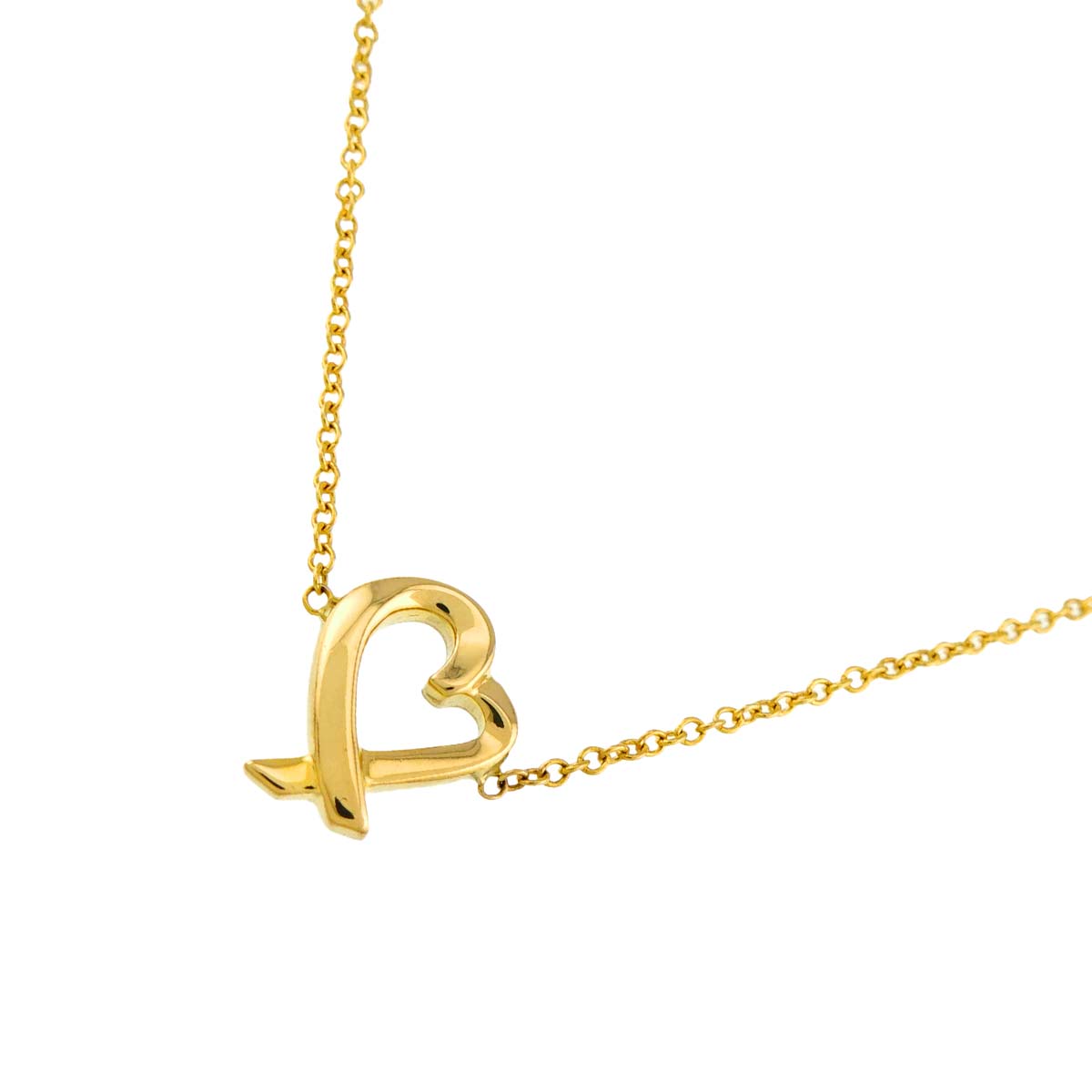 Loving Heart Necklace 18K Yellow Gold 750