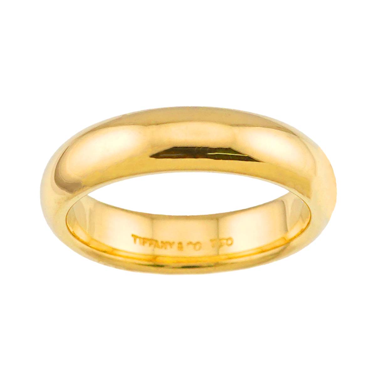 Forever Band Ring 18K Yellow Gold 750 Size5-5.25(US)