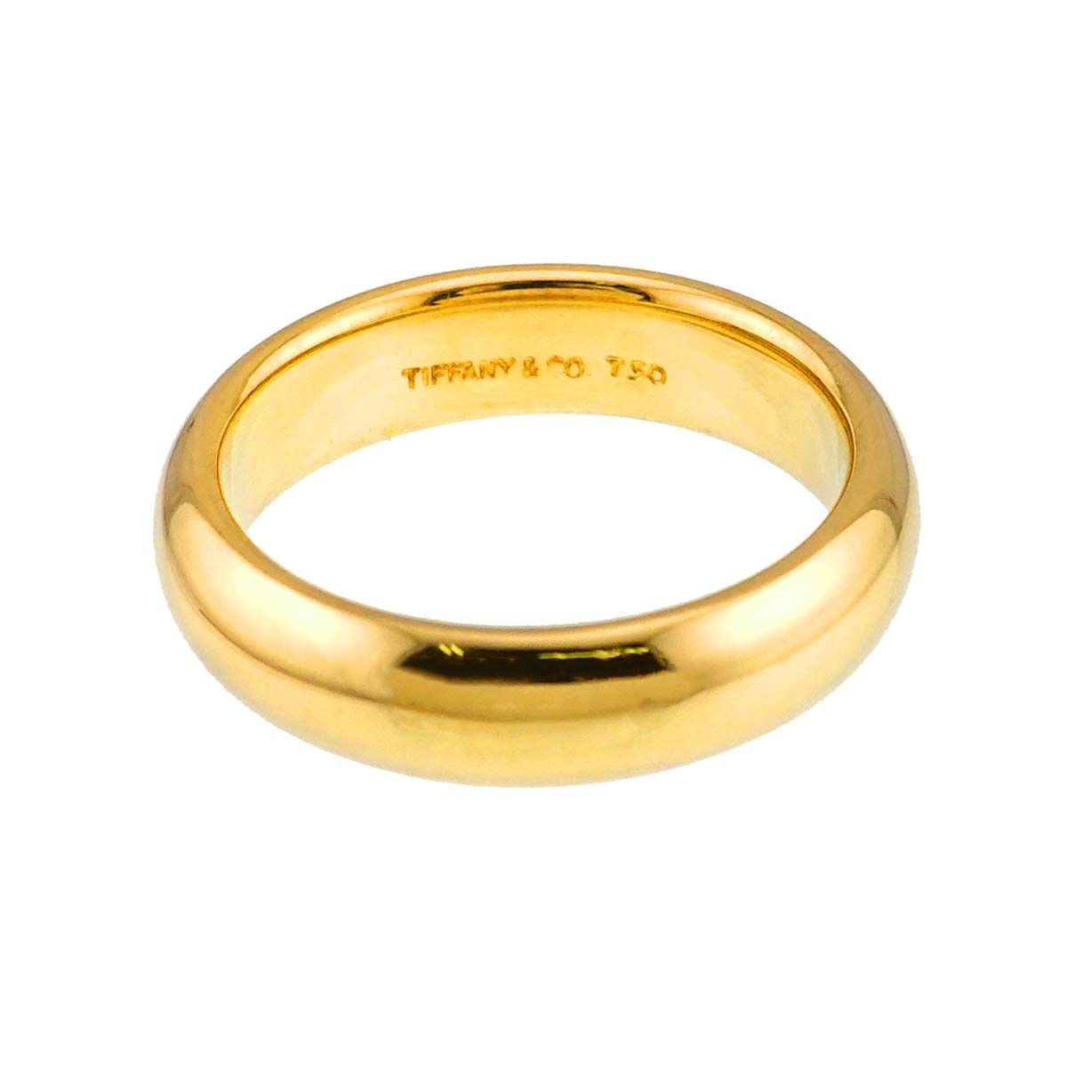 Forever Band Ring 18K Yellow Gold 750 Size5-5.25(US)