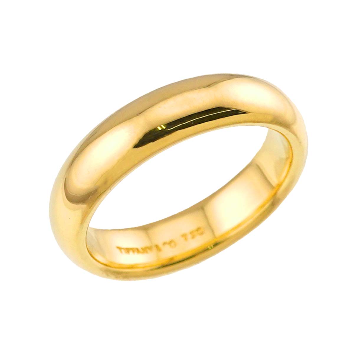 Forever Band Ring 18K Yellow Gold 750 Size5-5.25(US)