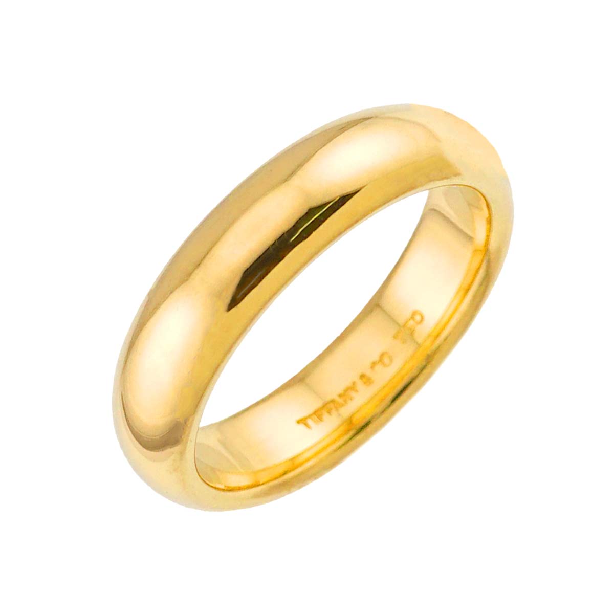 Forever Band Ring 18K Yellow Gold 750 Size5-5.25(US)