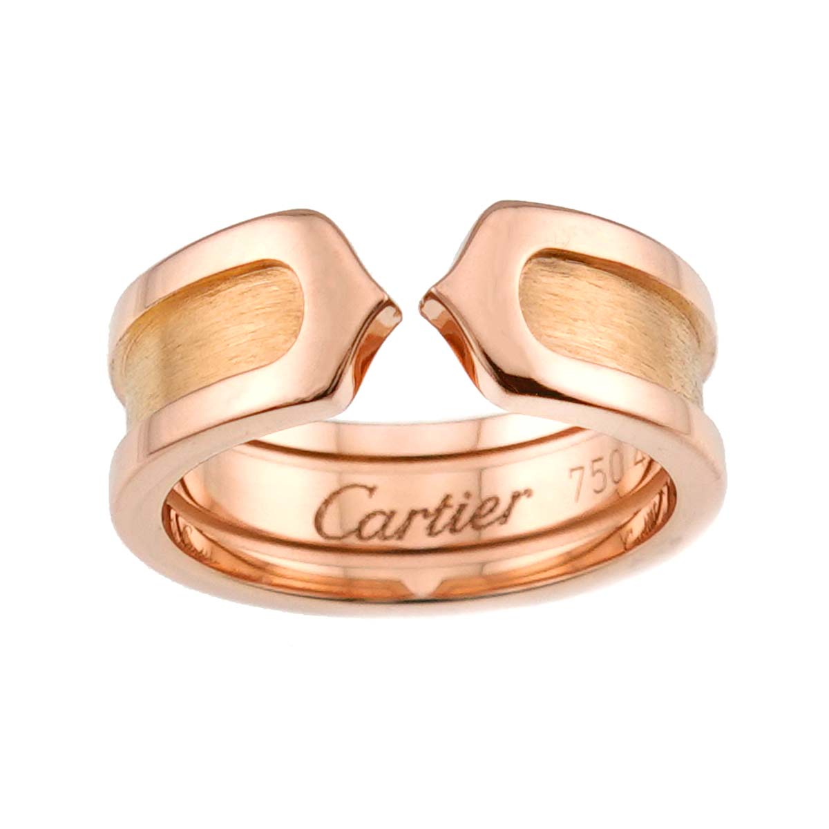 C2 SM Ring 18K PG 750 size48 4.5(US)